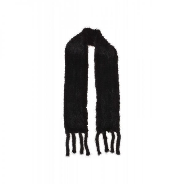 bufanda de vison negra 1